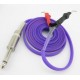 Silicone purple Clip cord 