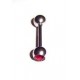 Body Piercing tongue Red 16mm