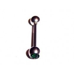 Body Piercing Green color 19mm