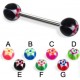 Piercing Limba Acril Mixt Color 18mm