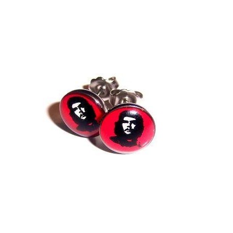 Body piercing earrings Che Guevara