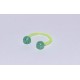 Piercing Circular acril verde 10mm