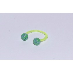 Piercing Circular acril verde 10mm
