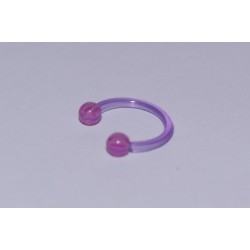Piercing Circular acril violet 10mm