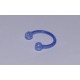 Piercing Circular acril albastru 10mm