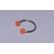 Piercing Circular portocaliu 10mm