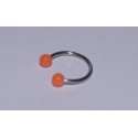 Piercing Circular portocaliu 10mm