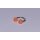 Piercing Circular portocaliu 6mm