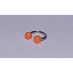 Piercing circular orange 6mm