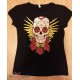 Tricou Dama Day of The Dead Head Rose