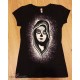 Lady T-short Day of The Dead Head Hood
